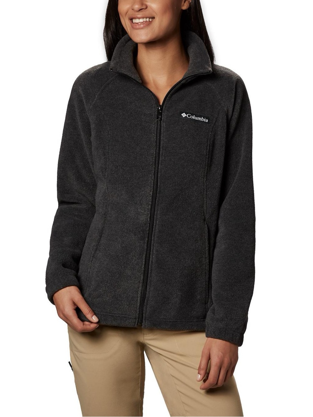 Columbia Black Full-Zip Women's Fleece Jacket